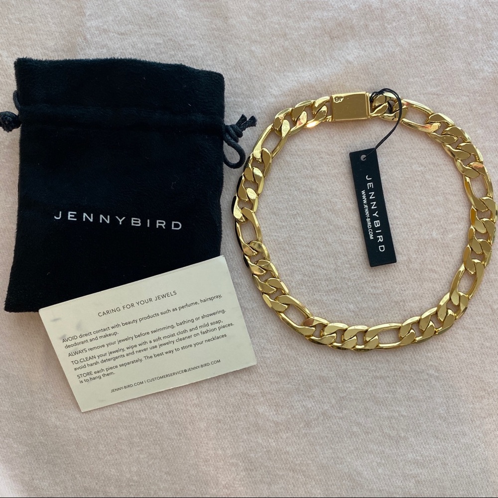 JENNY BIRD Carter 14K Gold-Dipped Brass Choker